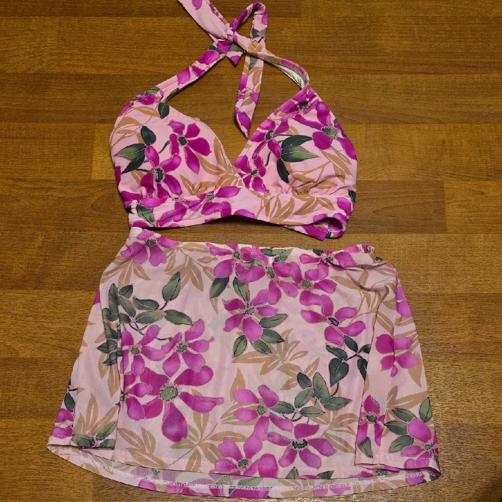 Floral Pink Bikini Set